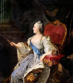 Empress Catherine the Great by Fyodor Rokotov, 1763