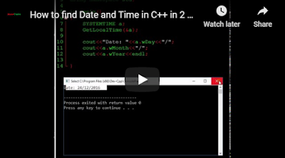 How to find date and time in C++ easiest way | Moznum