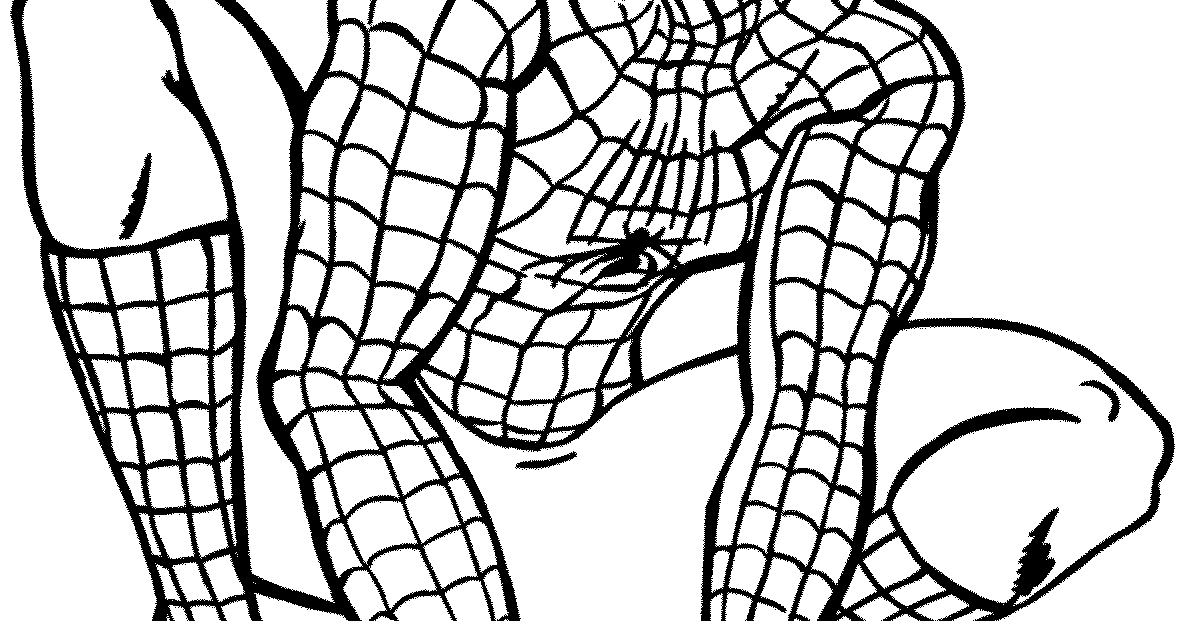 Download Gambar Mewarnai Spiderman GAMBAR MEWARNAI HD