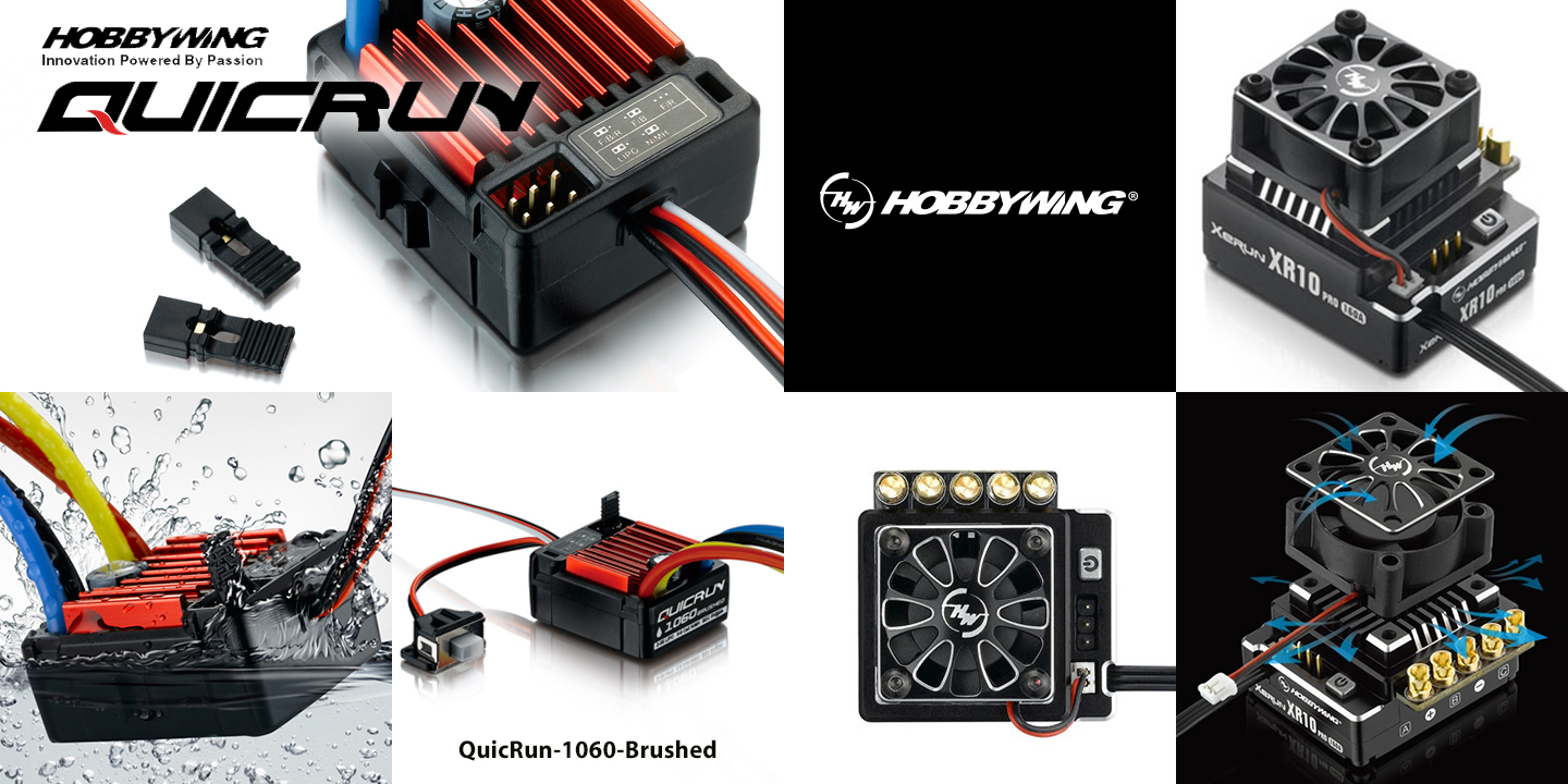 POWERSにHobbyWing「QuicRun1060Brushed」「XeRUN XR10 PRO 160A」が再入荷ラジコンもんち