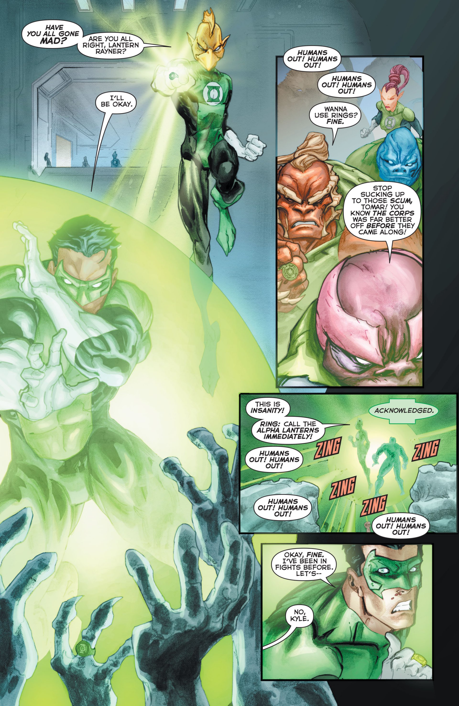 Read online Green Lantern Corps (2006) comic -  Issue #63 - 16