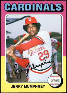 1977 Topps Jerry Mumphrey St Louis Cardinals Baseball Card lot of 2 