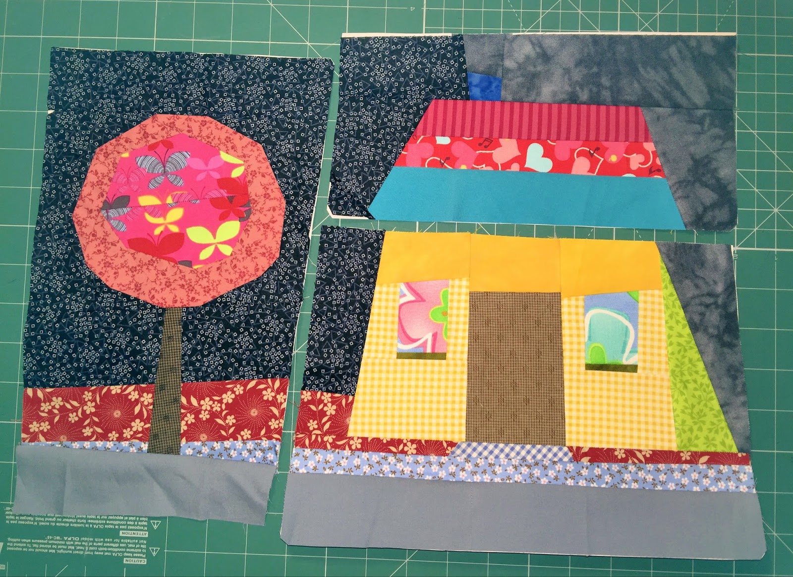 Quilt Art Designs Wonky Houses 17/21