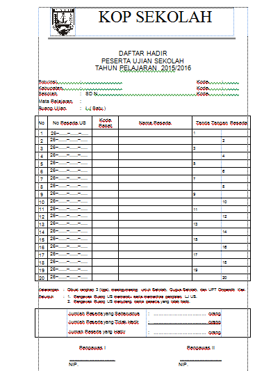 Rapat k3 hadir formulir pertemuan organisasi revisi manajemen guru triwulan inilah pimpinan ahli pilih ilmu sosial Contoh Daftar Hadir Ujian Madrasah | Tips Belajar Cara Pintar