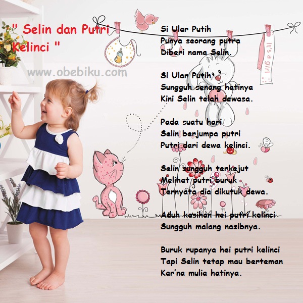 Lirik Lagu Anak Anak Selin Dan Putri Kelinci Obebiku Lirik Lagu Anak Anak Selin Dan Putri Kelinci Obebiku
