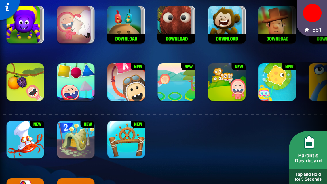 Agnitus game selection screen shot