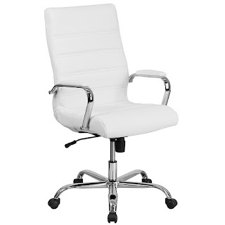 Product image white office chair Flash Furniture modern