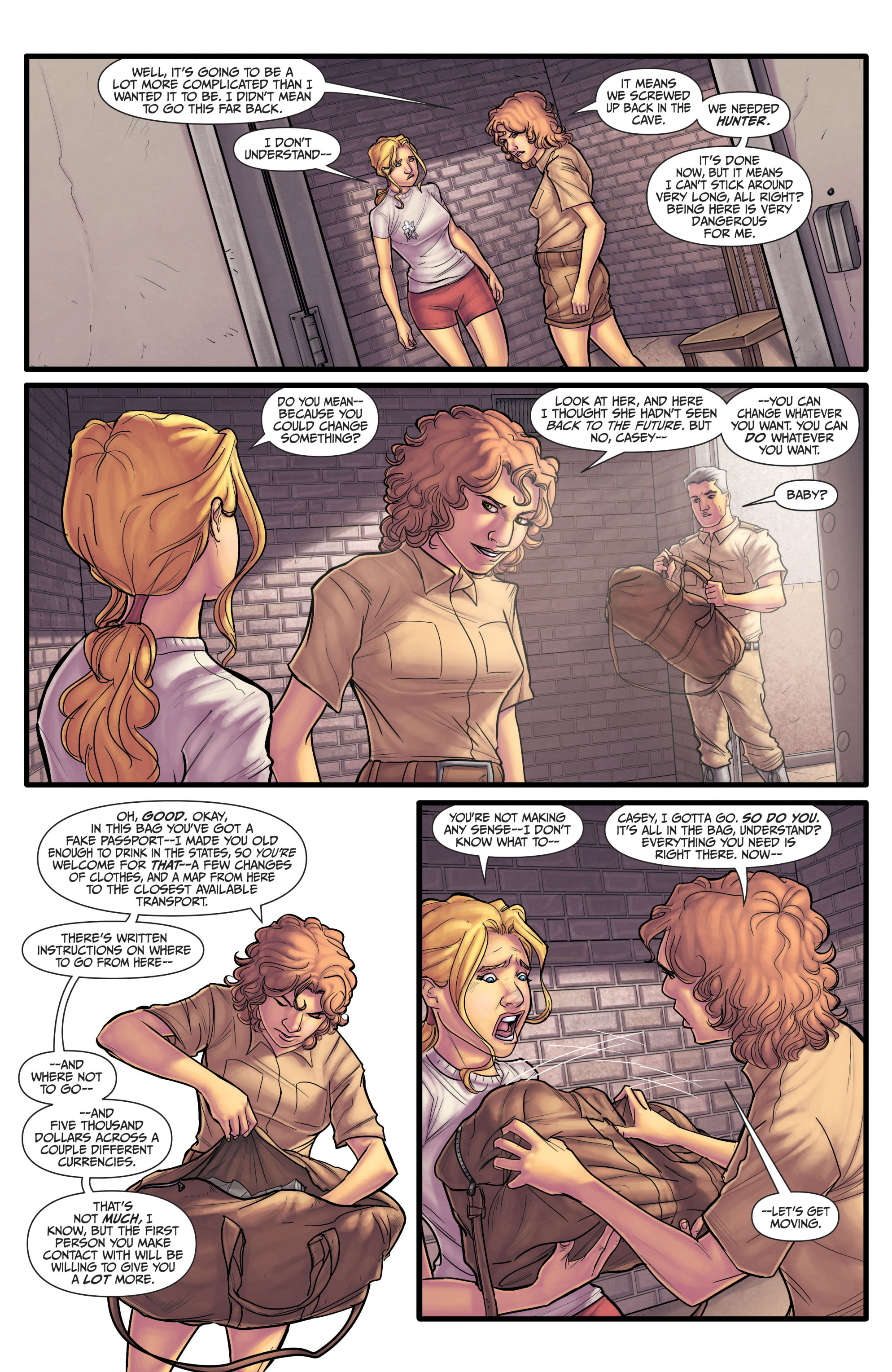 Read online Morning Glories comic -  Issue #16 - 17