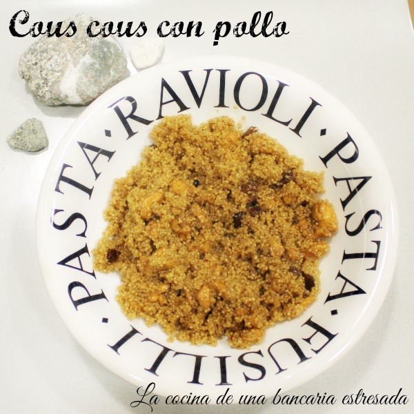 Receta de cous cous con pollo, paso a paso y con fotografías