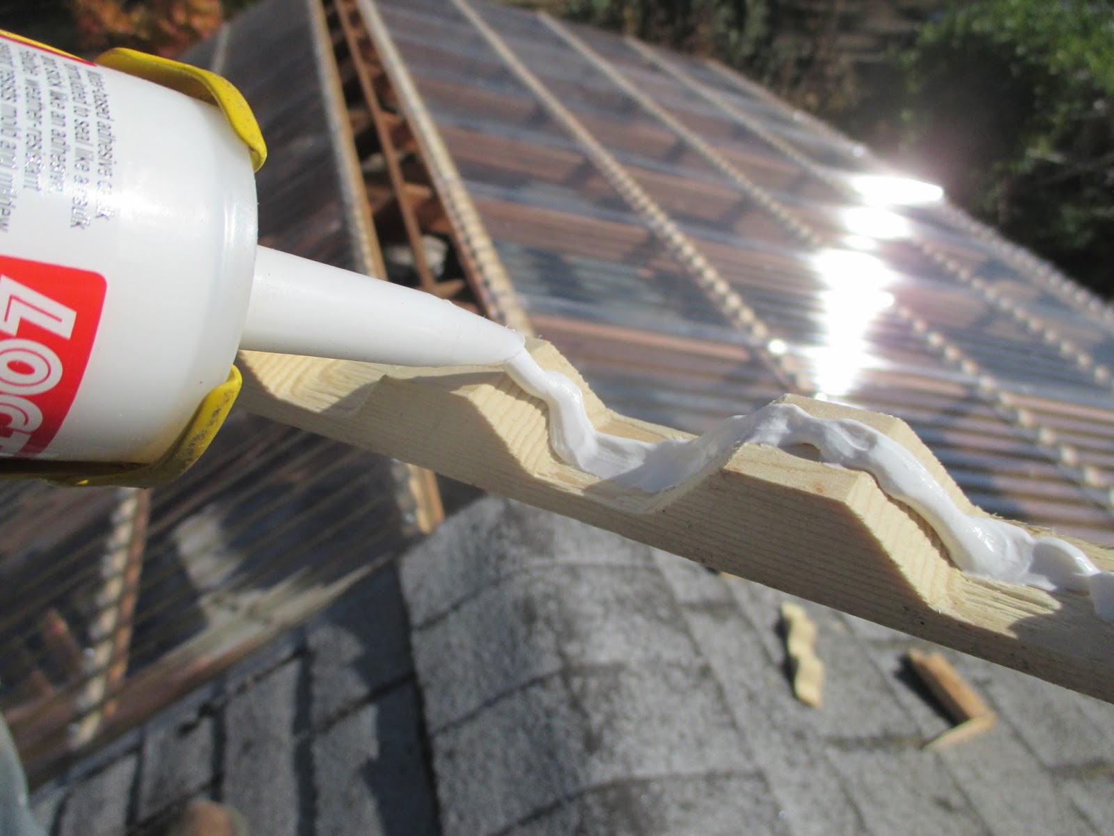 triangle greenhouse (roof panelssouth side, gable panels, and ridge