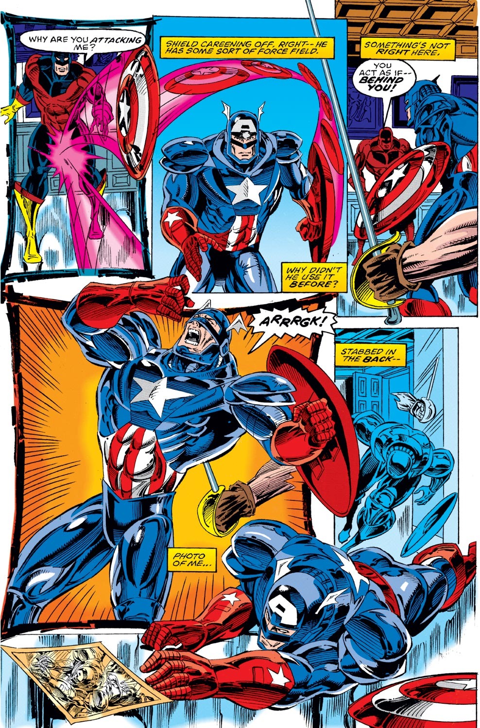 Read online Captain America (1968) comic -  Issue #442 - 17