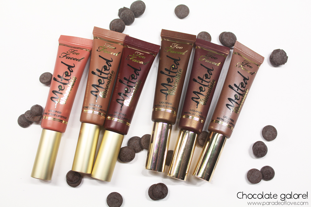 Too Faced Melted Chocolate Liquified Lipsticks