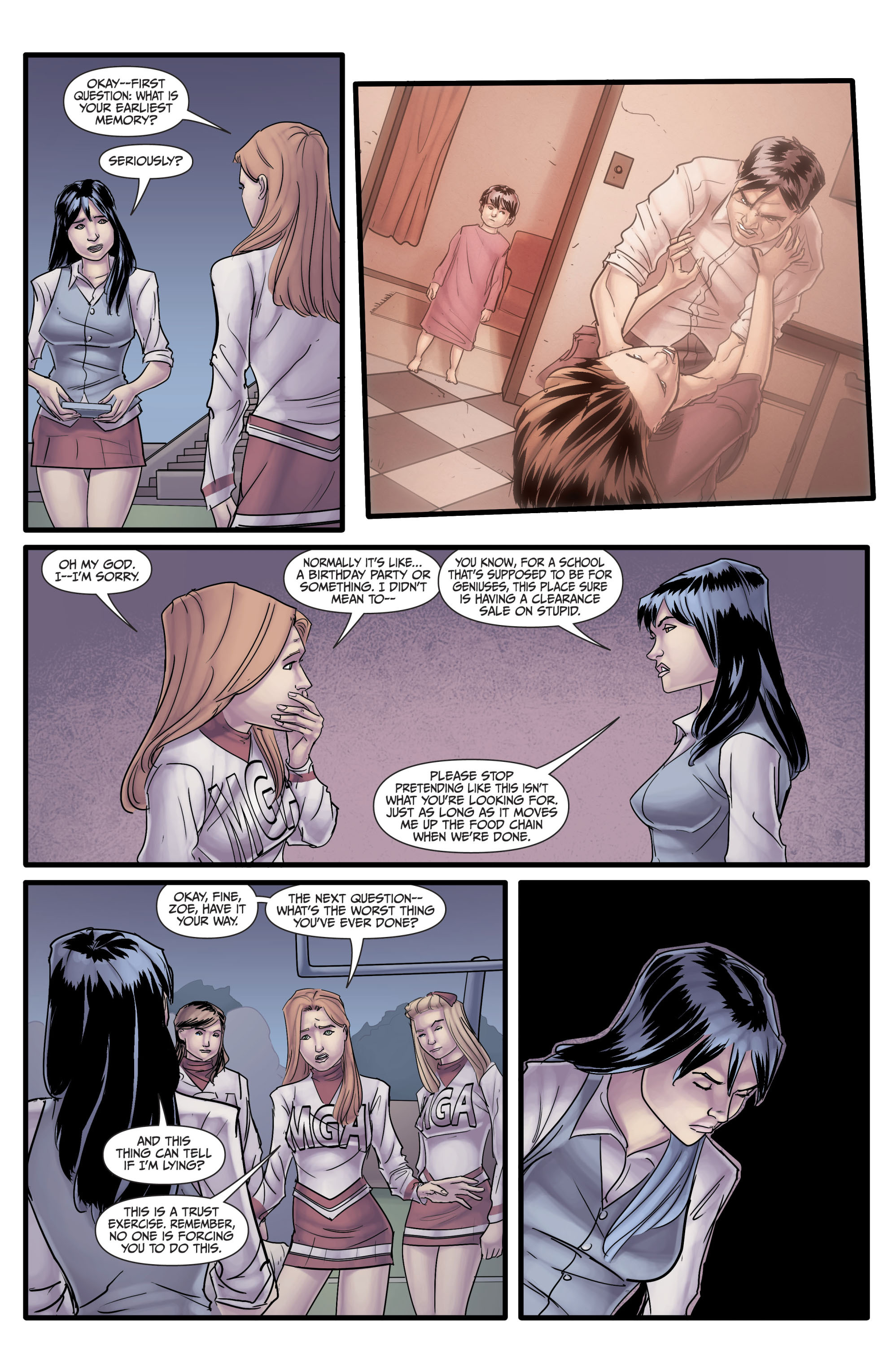 Read online Morning Glories comic -  Issue # _TPB 2 - 21