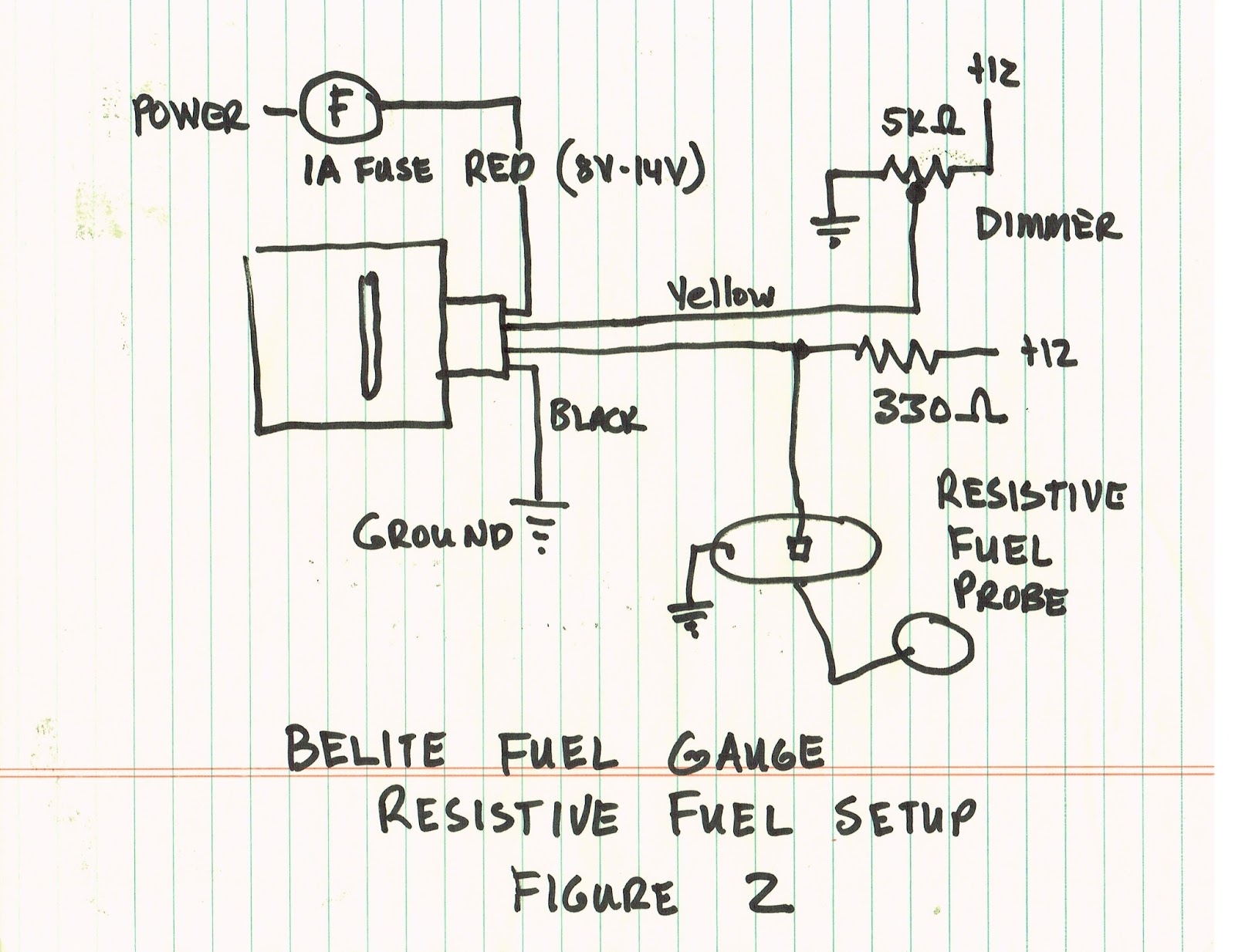 Standard Pilot Blog: Manual for new universal LED Fuel Gauge from