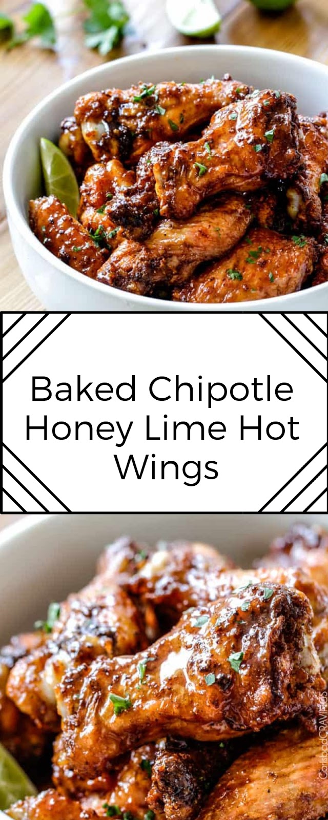Baked Chipotle Honey Lime Hot Wings WONDERFOOD KITCHEN