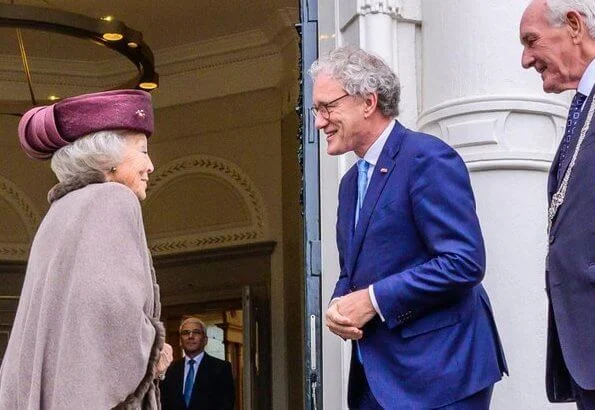 Princess Beatrix attended a symposium held on the occasion of Kingdom Day at the Council of State in The Hague