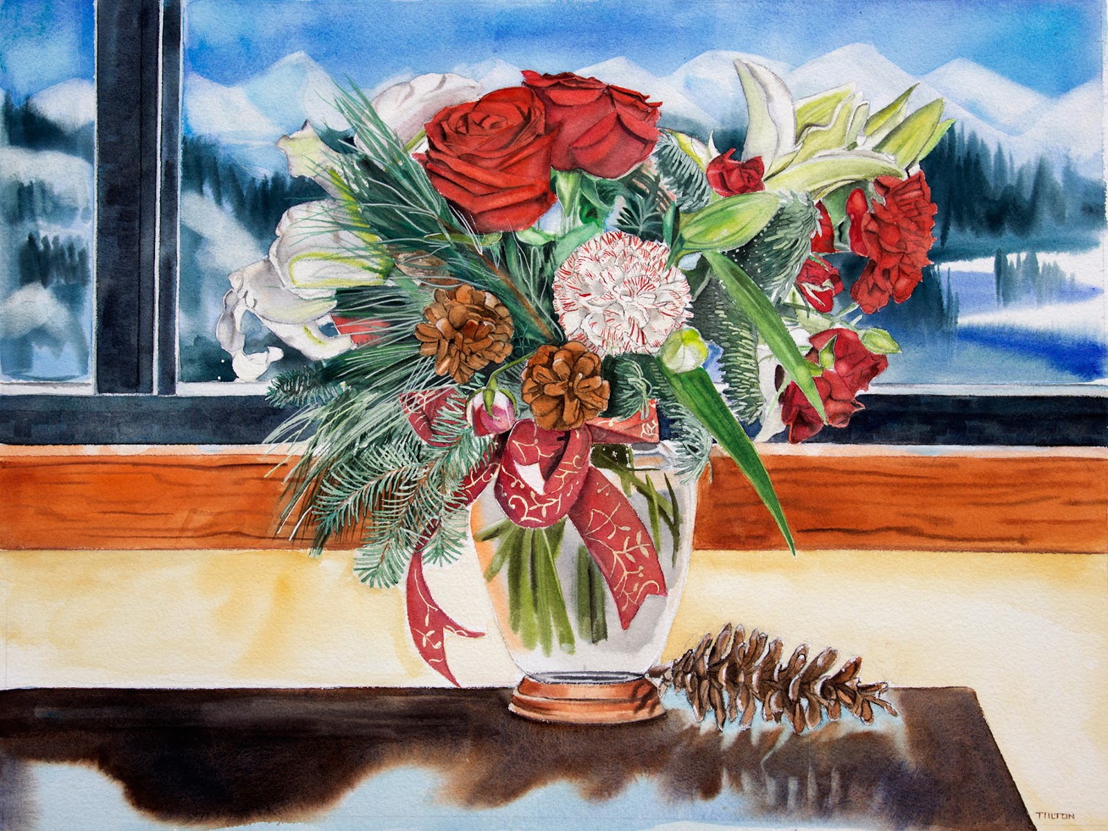 Art in Nature Flowers in December