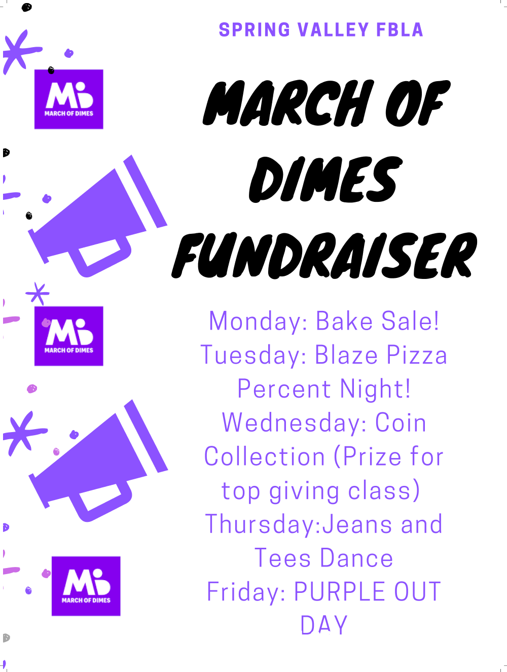 march of dimes fundraising