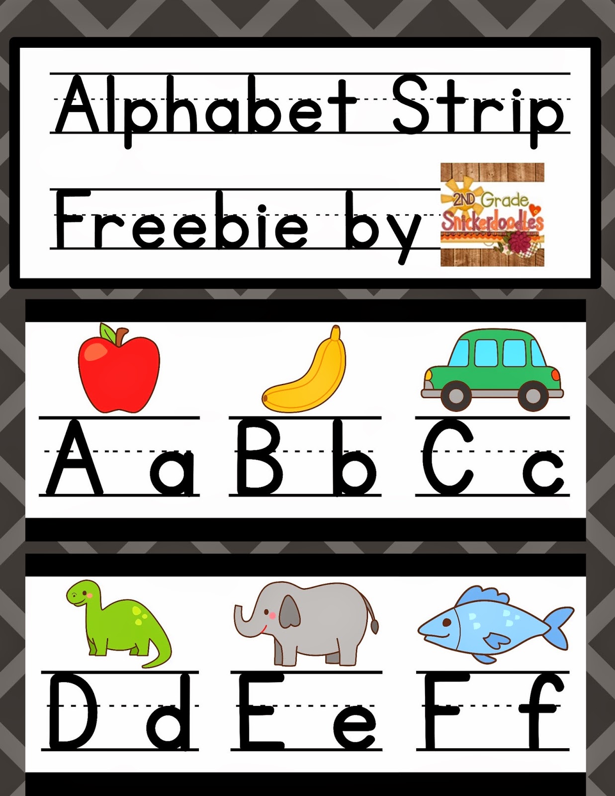 2nd-grade-snickerdoodles-alphabet-strip-posters-freebie