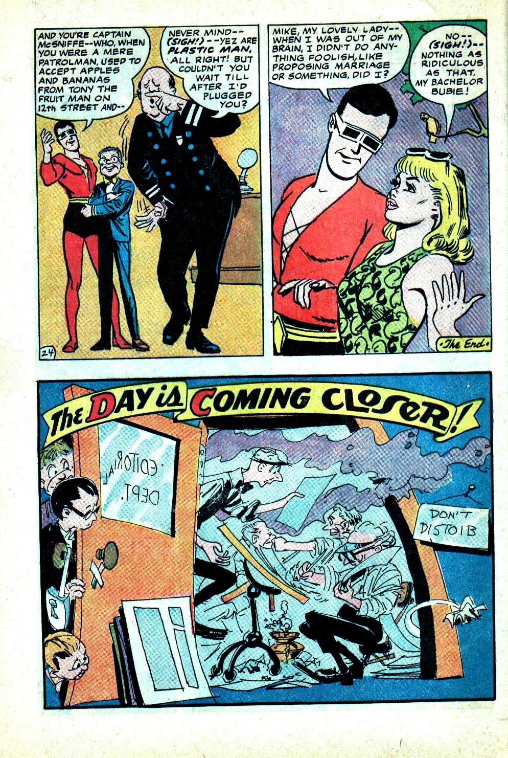 Read online Plastic Man (1966) comic -  Issue #8 - 32