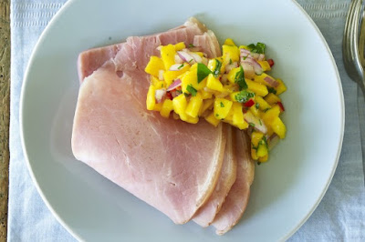 Ham with fresh mango salsa easy recipes for kids Ham with fresh mango salsa easy recipes for kids