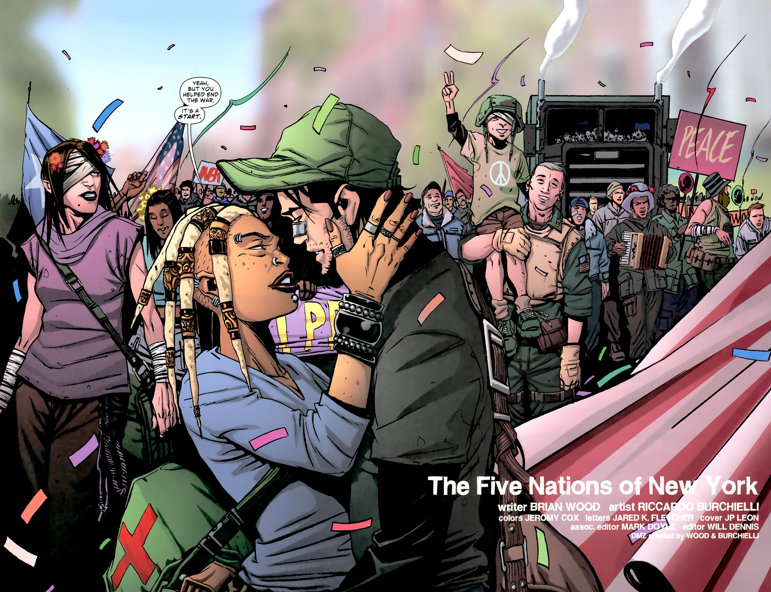 Read online DMZ (2006) comic -  Issue #67 - 3