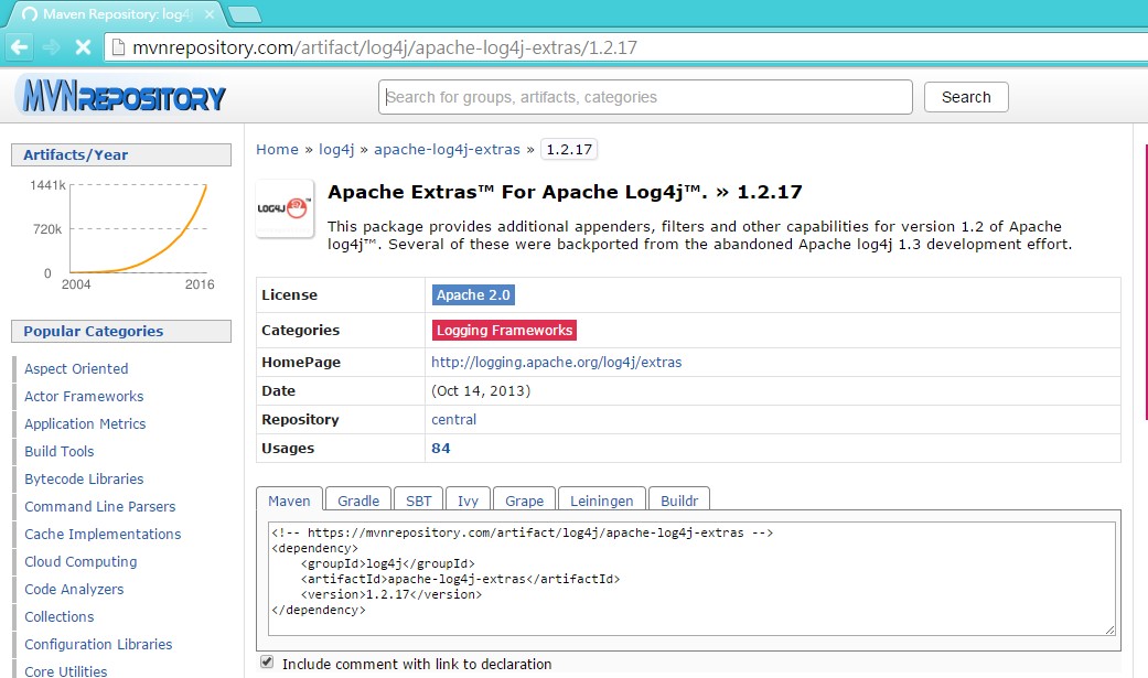 Java程式教學甘仔店 Java Apache Log4j RollingFileAppender 設定每小時切檔