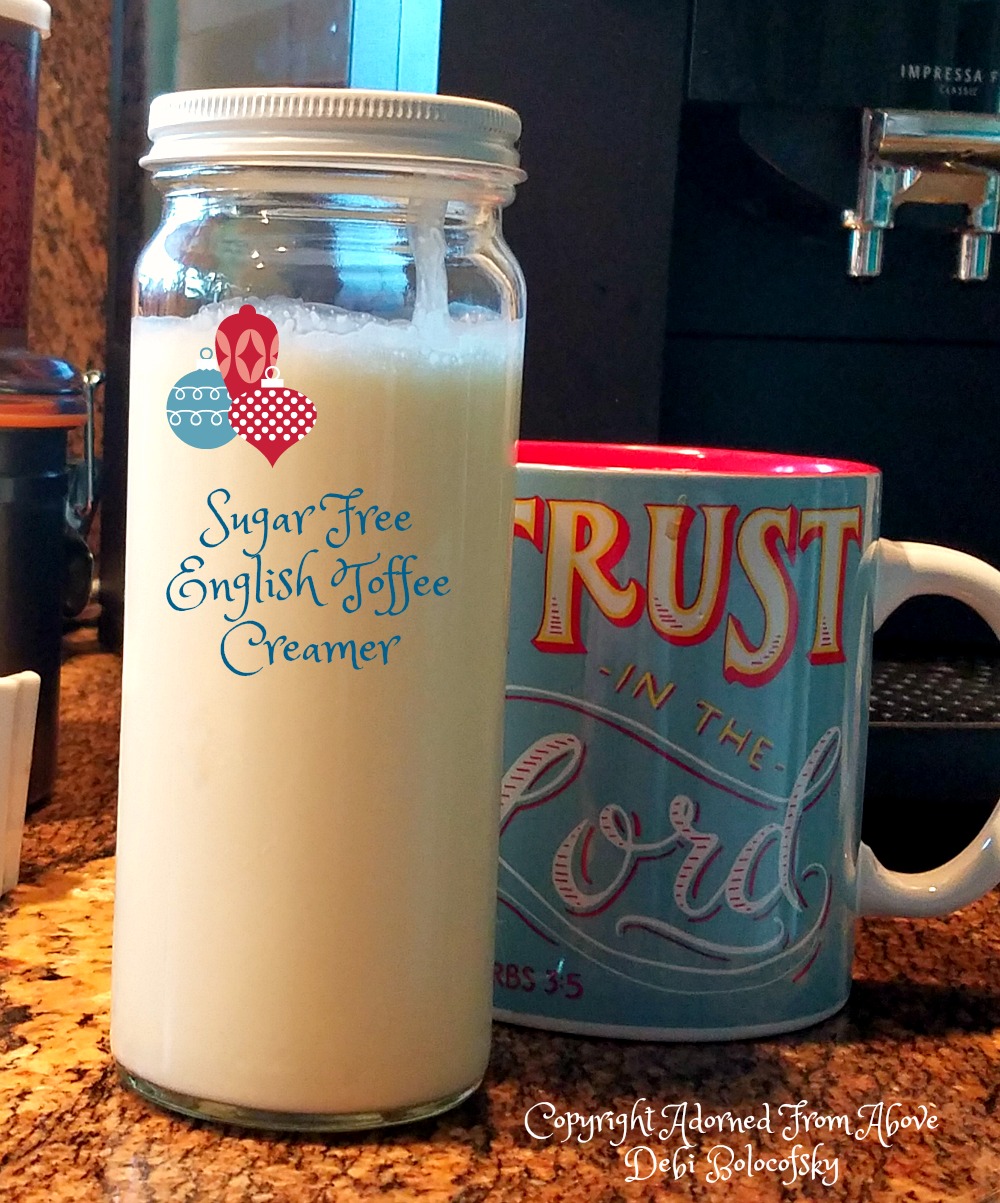 Adorned From Above English Toffee Creamer Sugar Free