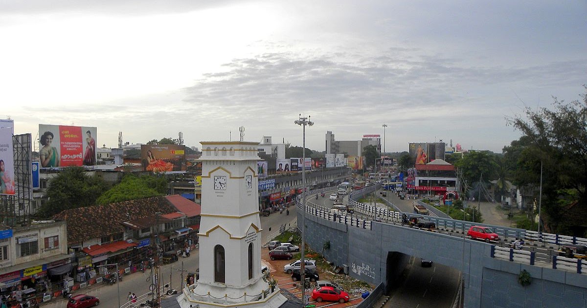 Historical Chinnakada Clock Tower, Kollam, Kerala