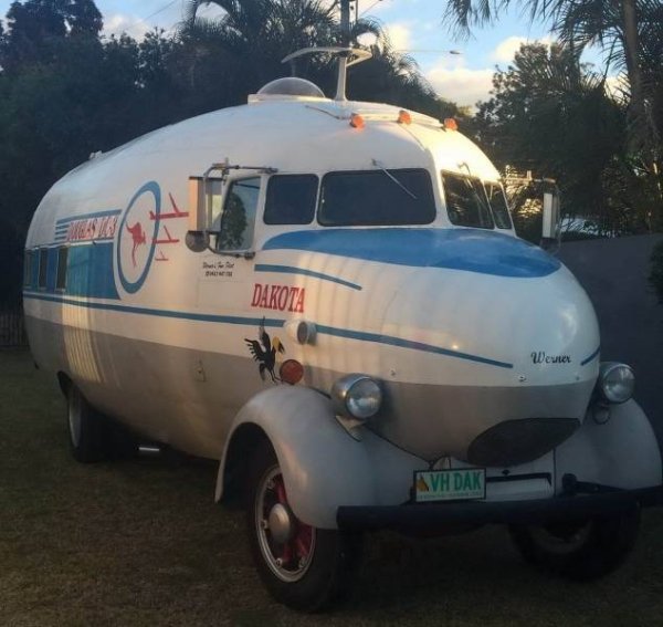 What do you do with old airplanes? Clip their wings and drive 'em!