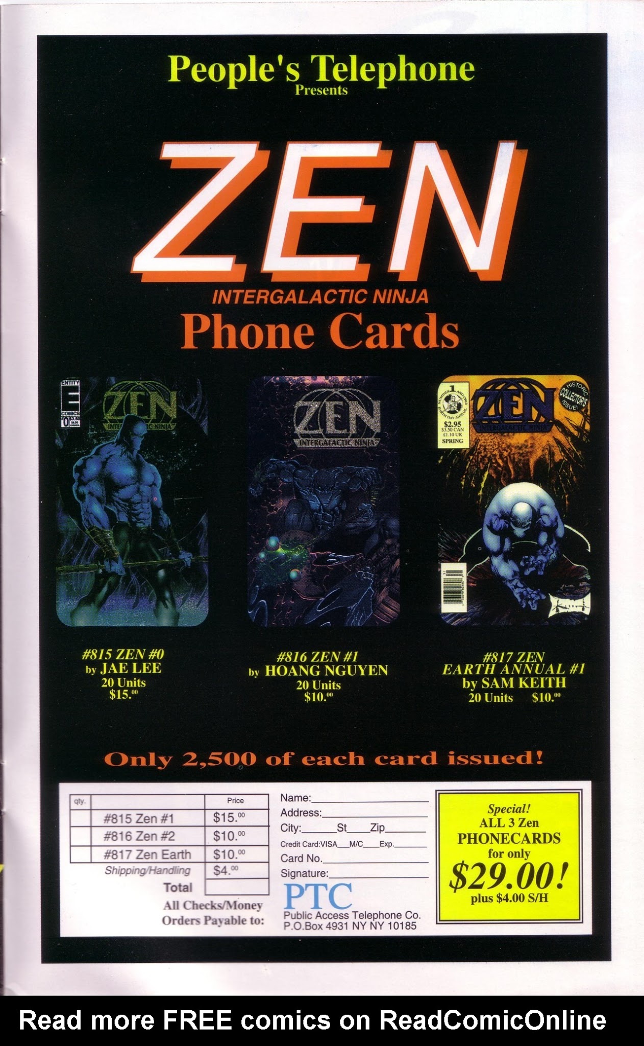 Read online Zen Intergalactic Ninja Color comic -  Issue #5 - 35