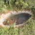 Cratera misteriosa na BA aumentou quase 3 metros em 7 dias