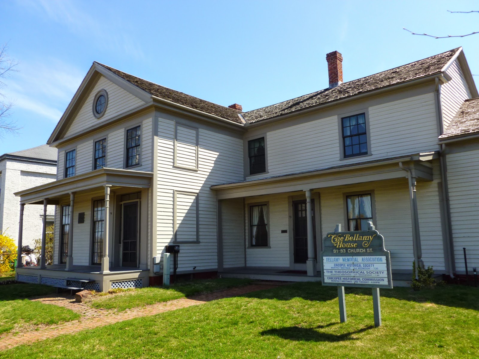 Photoops Literary Site Edward Bellamy House Chicopee Falls, MA