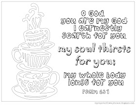 free coffee tea cup coloring pages my soul thirsts for you