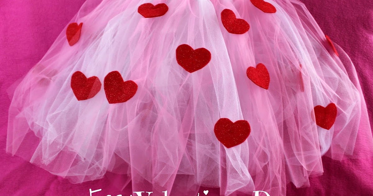 Easy Valentines Day Glitter Heart Tutu Tutorial - First Time Mom and ...