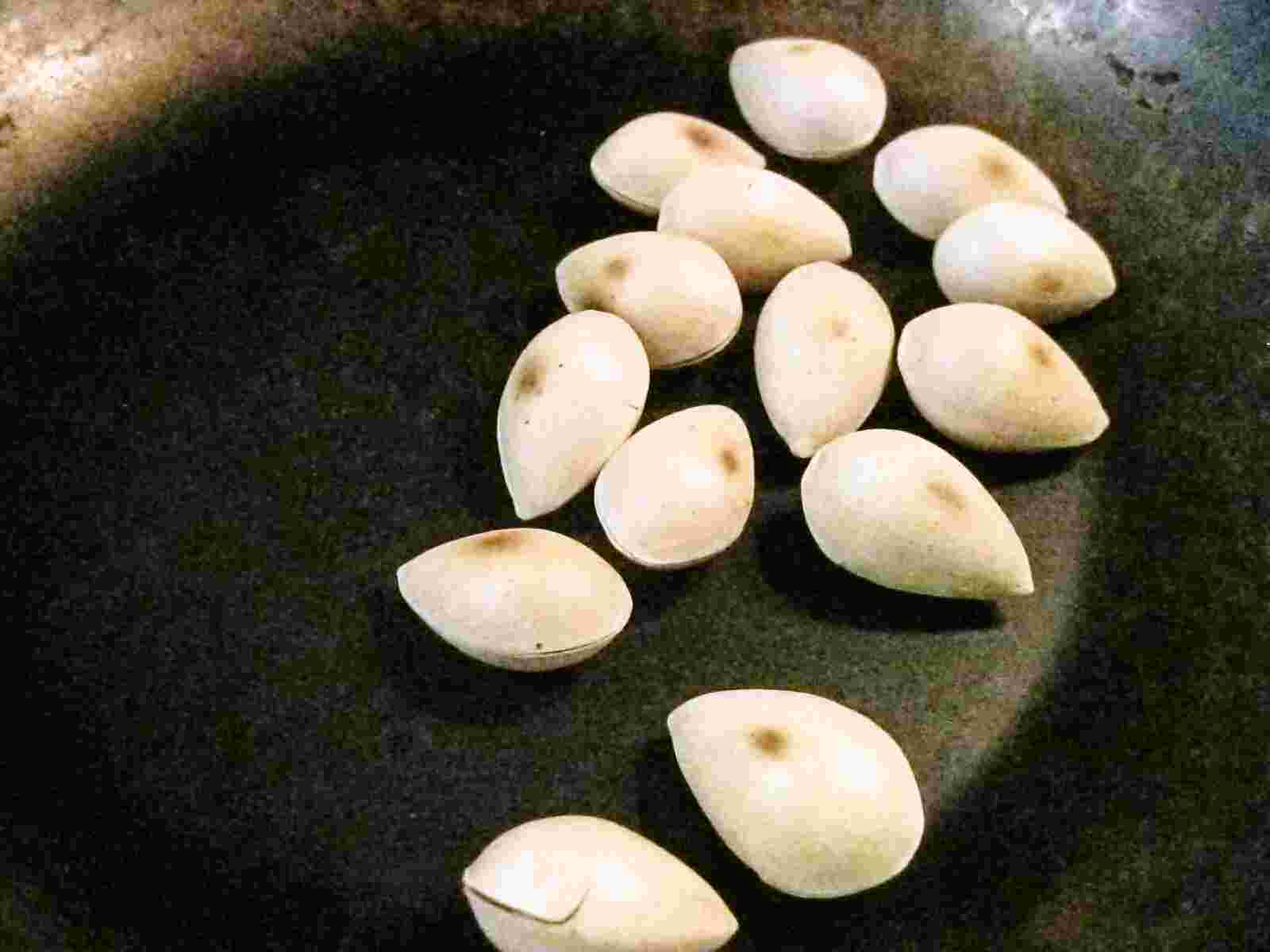 Recipes for Tom Ginnan gingko nut prep