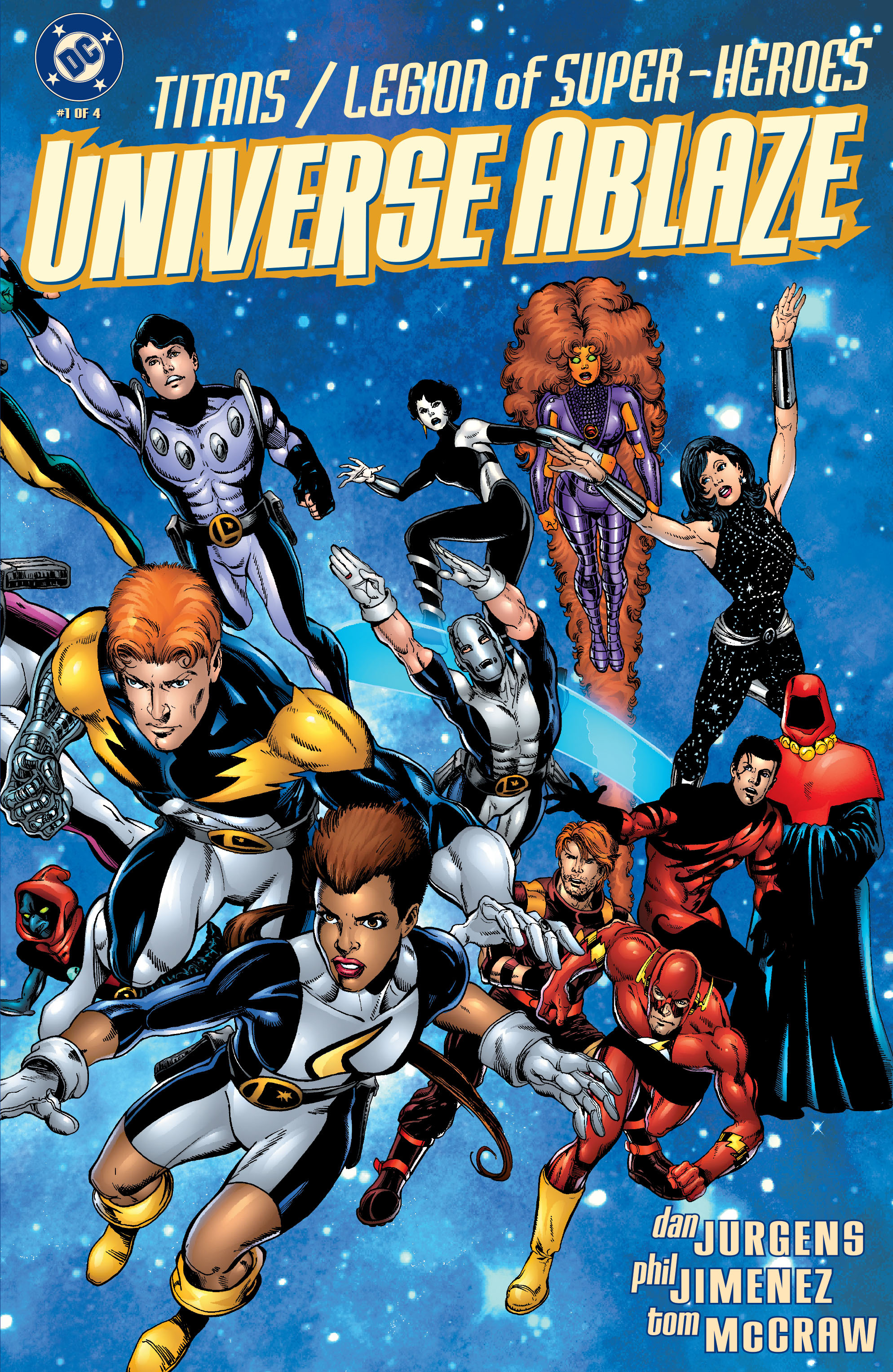 Read online Titans/Legion of Super-Heroes: Universe Ablaze comic -  Issue #1 - 1