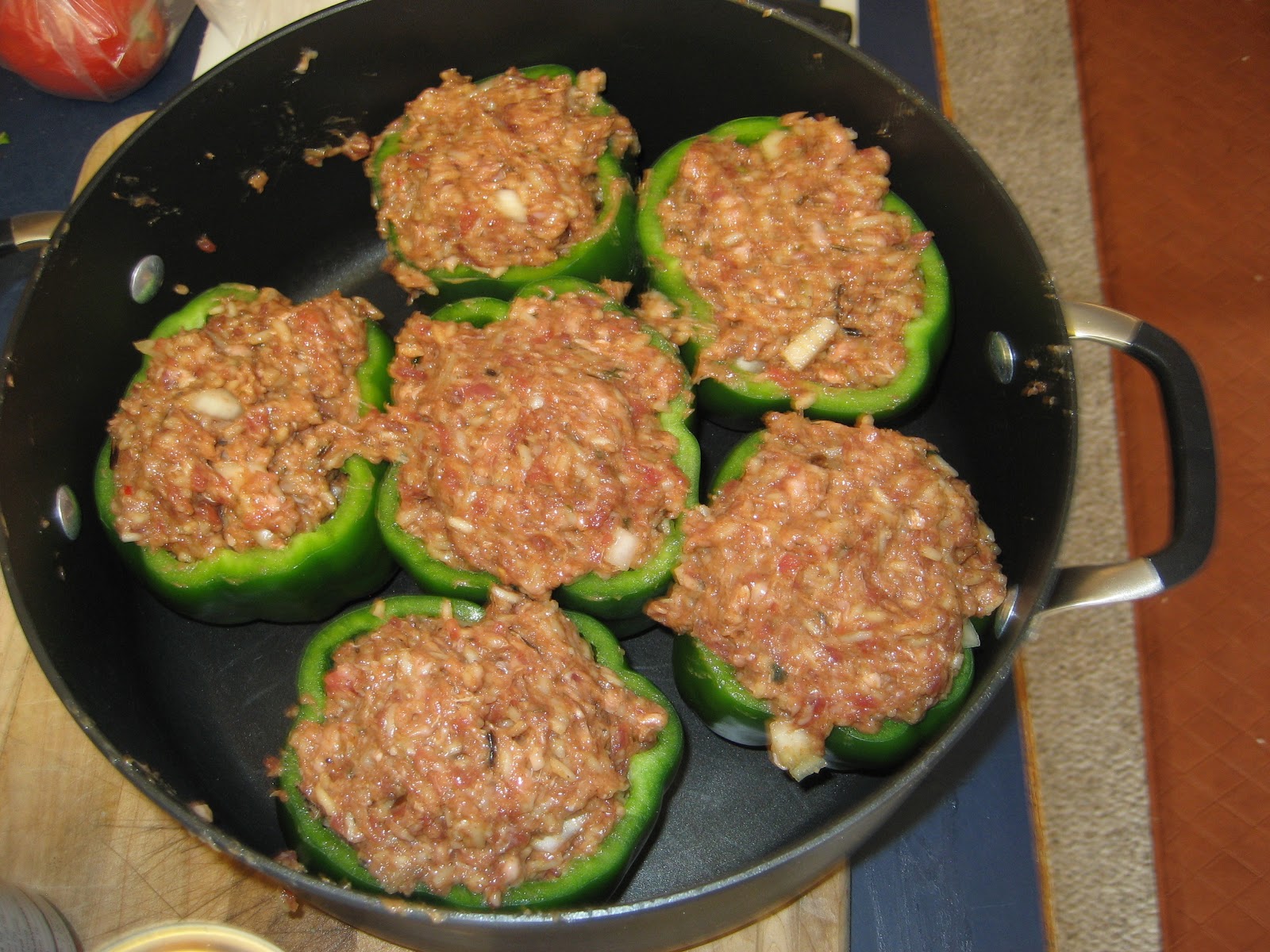 Outback Al Hungarian Stuffed Green Peppers