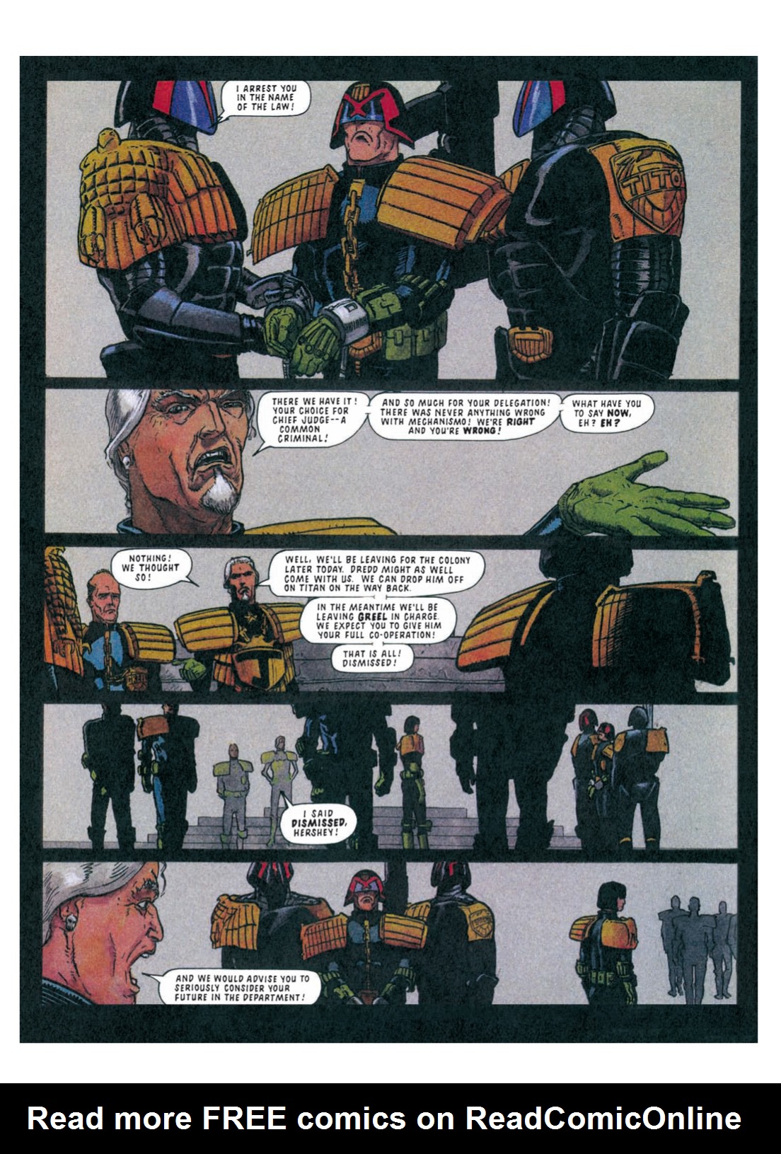 Read online Judge Dredd: The Complete Case Files comic -  Issue # TPB 21 - 133