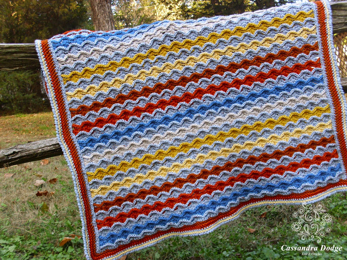 Confections Blanket Crochet Pattern by Susan Carlson of Felted Button (Photo by Cass Dodge of CassDodge.com)