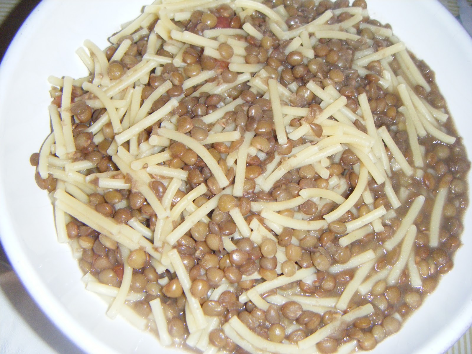 RICETTA PASTA E LENTICCHIE