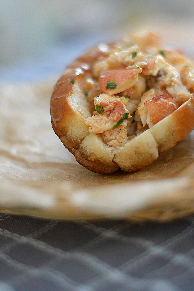 Bakeaholic Mama Brown Butter and Chive Lobster Rolls