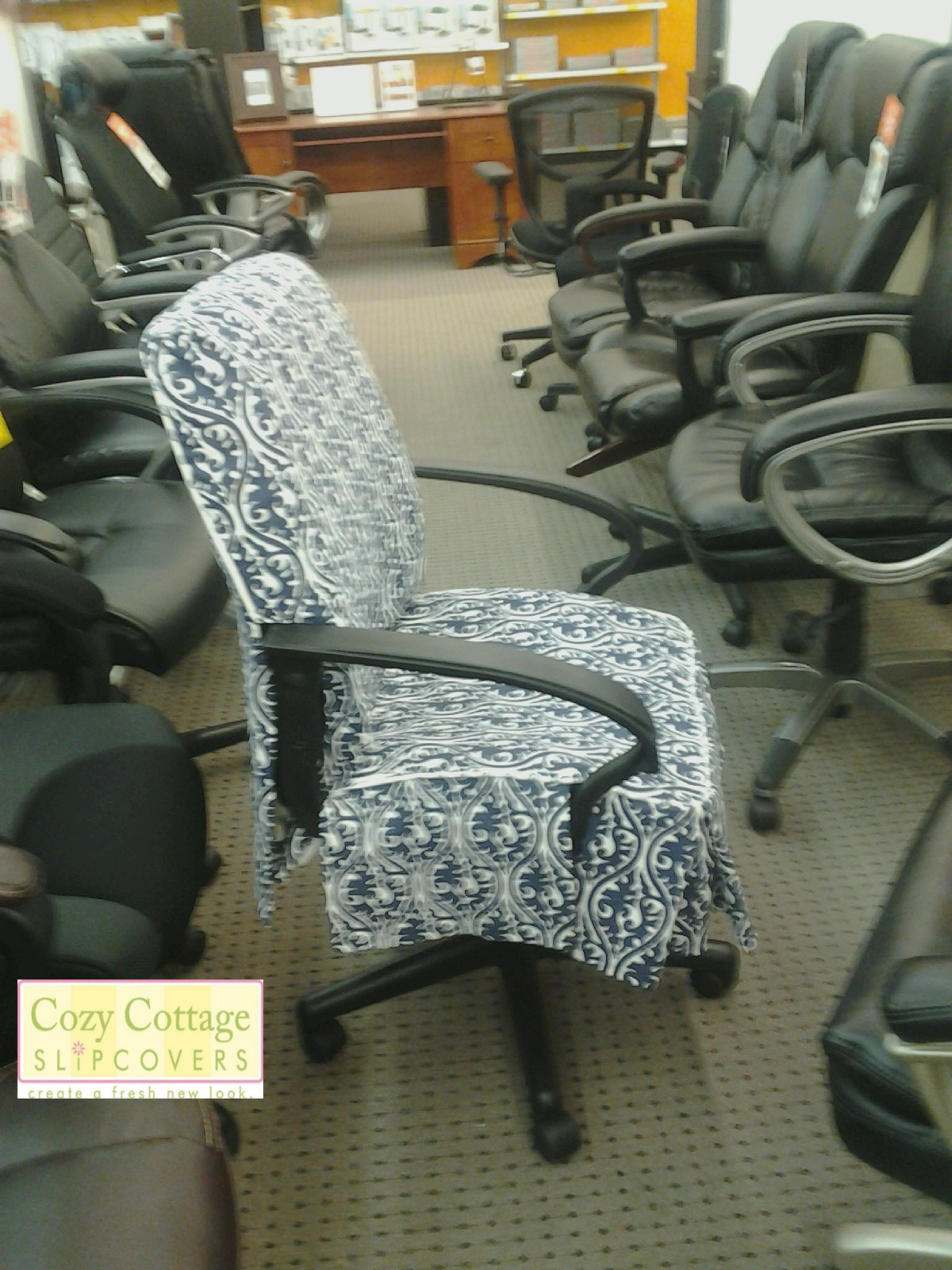 Cozy Cottage Slipcovers Fun Office Chair Slipcovers