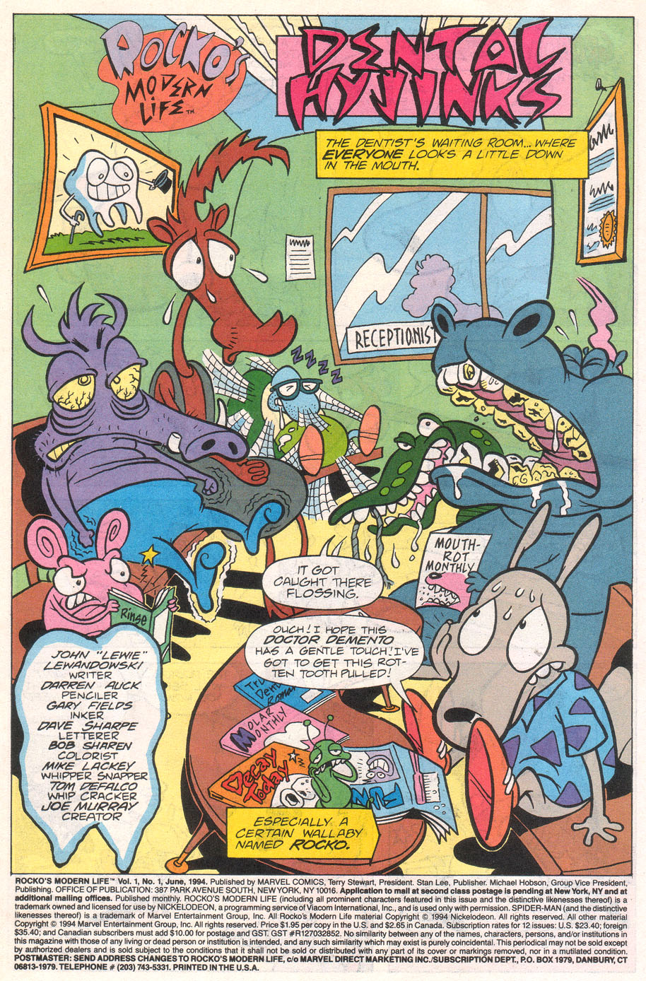 Read online Rocko's Modern Life comic -  Issue #1 - 3