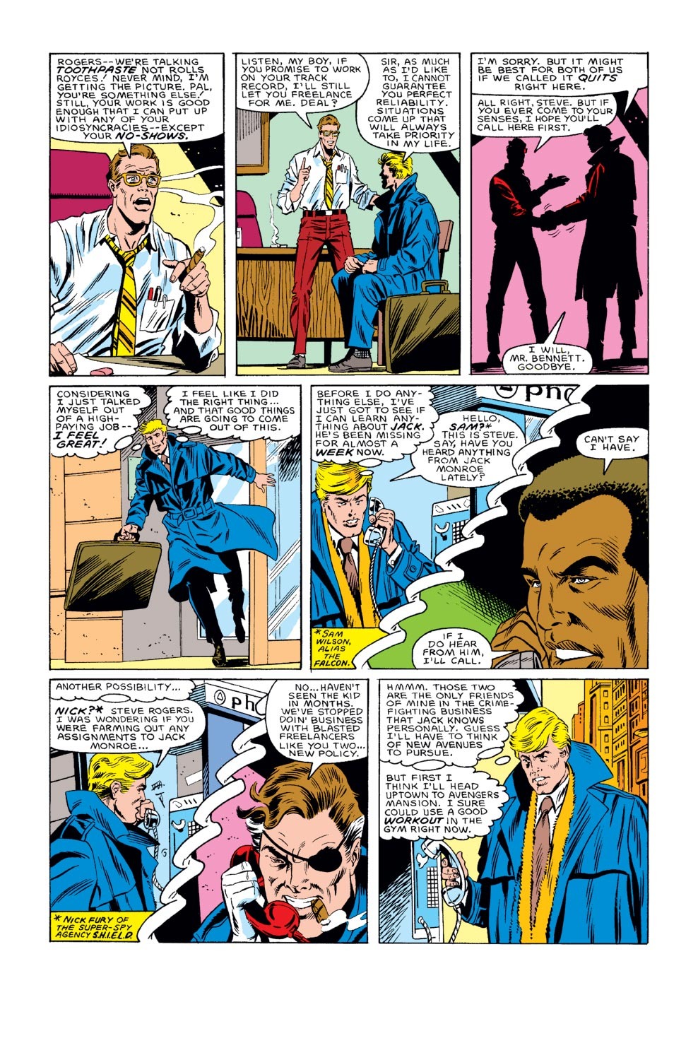 Read online Captain America (1968) comic -  Issue #309 - 13