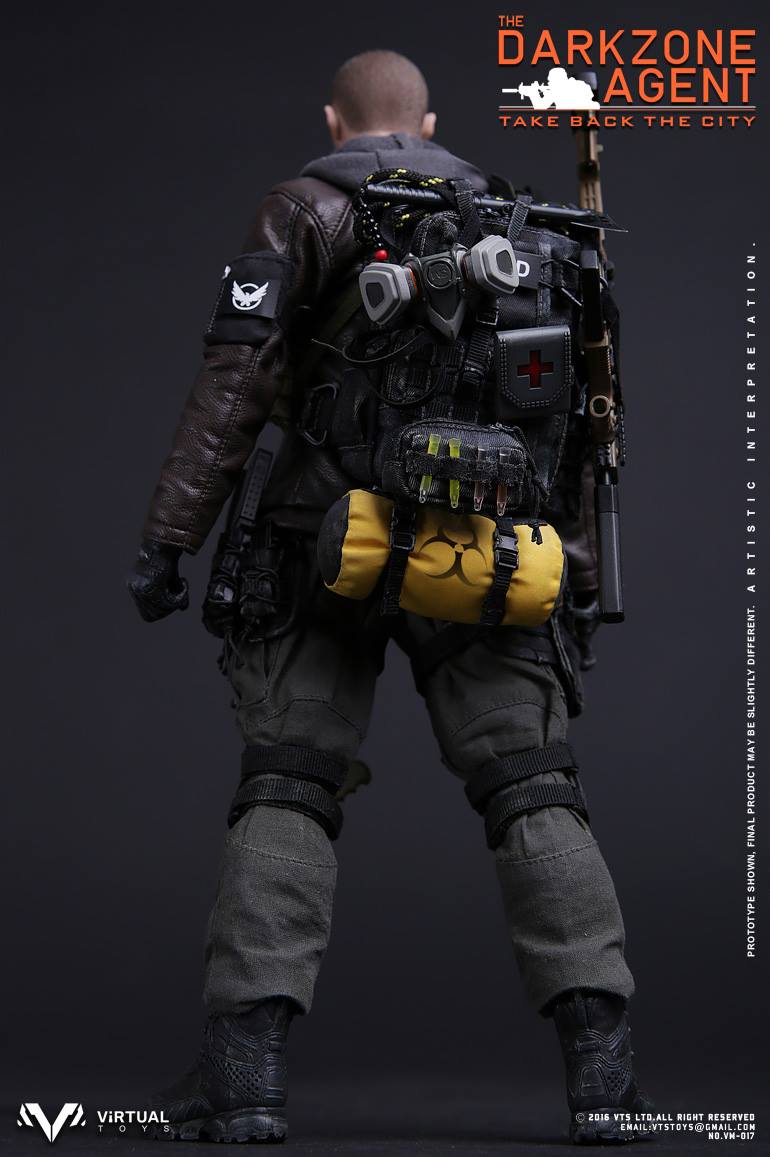 VTS Virtual Toys VM017 The Darkzone Agent Tom Clancy/'s The Division 1//6 Gun set