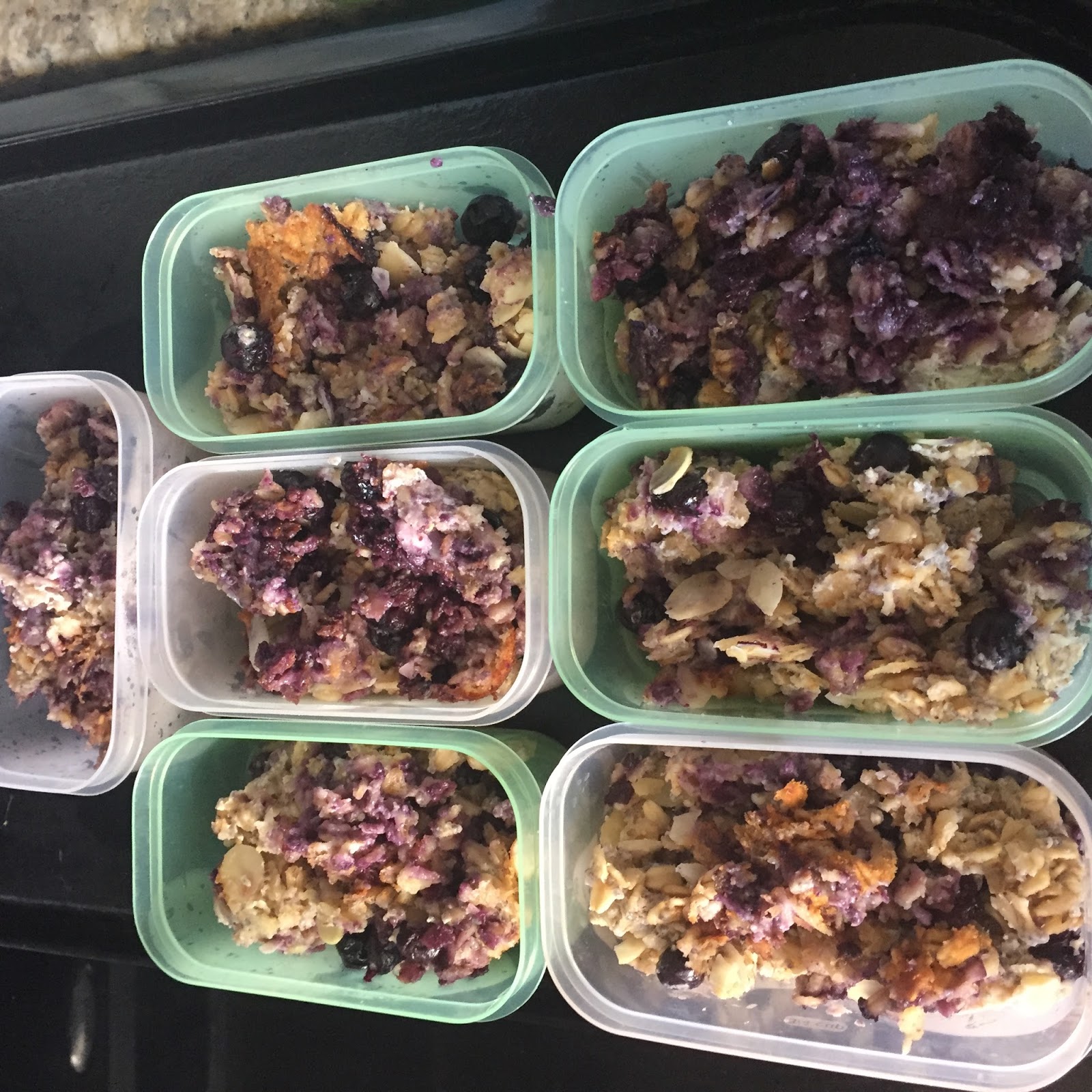 Crystal P Fitness and Food: Blueberry Almond Baked Oatmeal