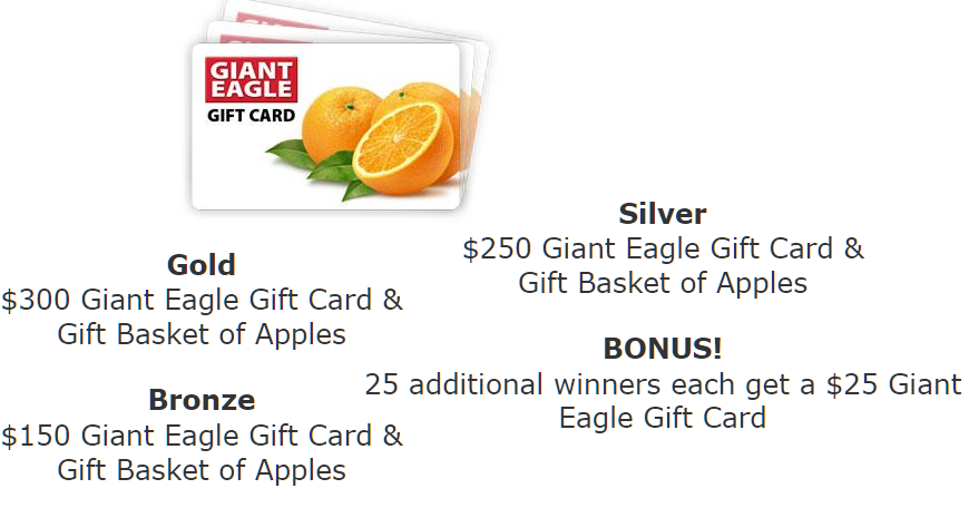 Giant Eagle Supermarkets Gift Card Giveaway 28 Winners