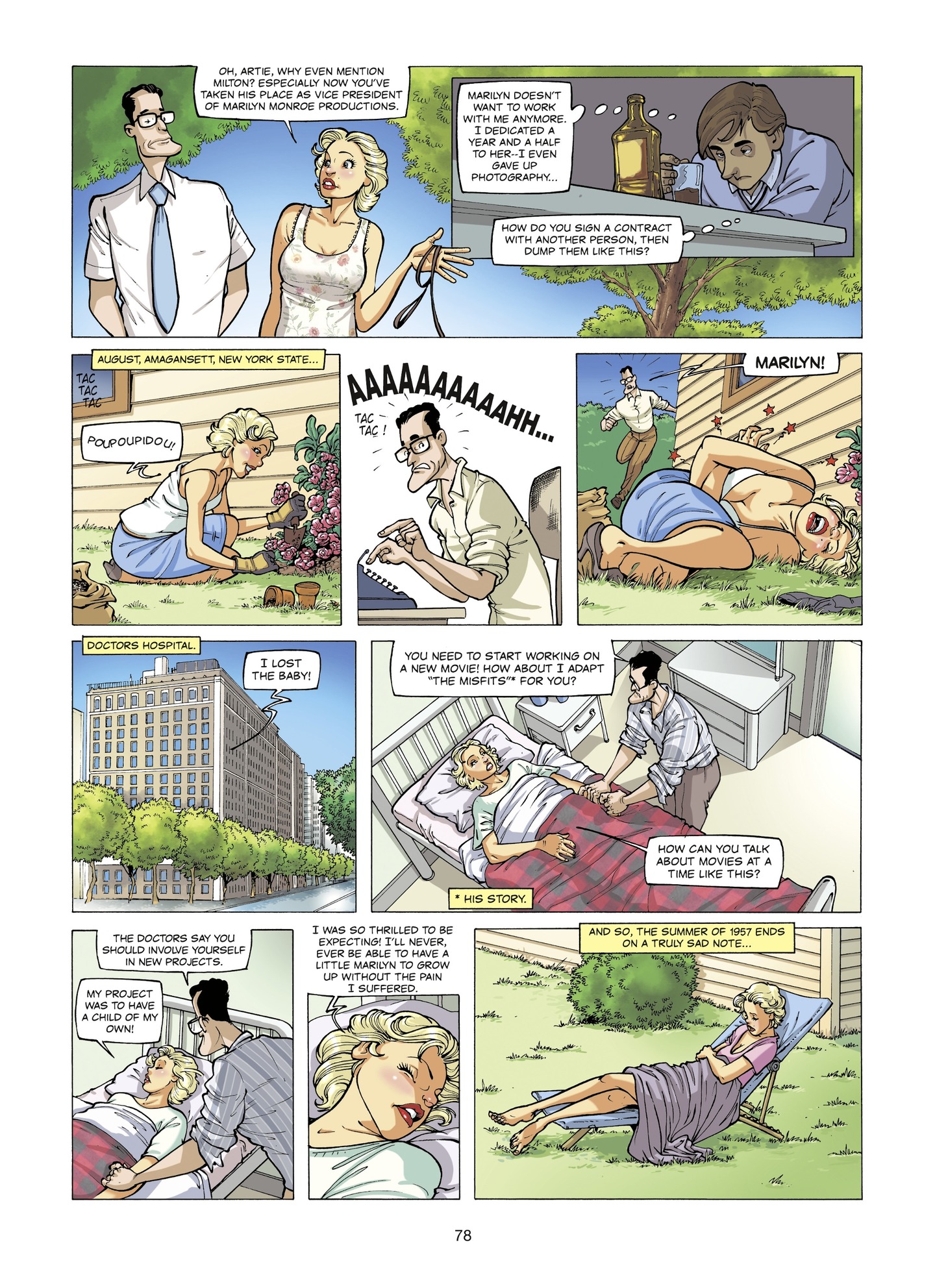 Read online The Stars of History: Marilyn Monroe comic -  Issue # TPB - 78
