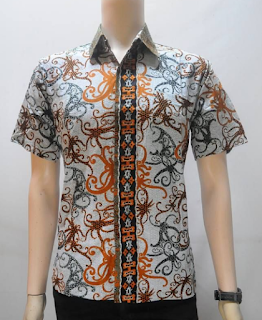 model Baju Batik Pria Lengan Pendek